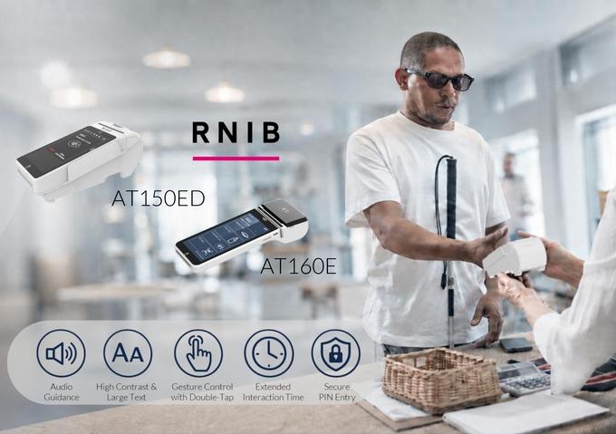 XAC AT150ED and AT160E Receive RNIB Certification, Advancing Accessible Touchscreen Payments for Blind and Partially Sighted Consumers